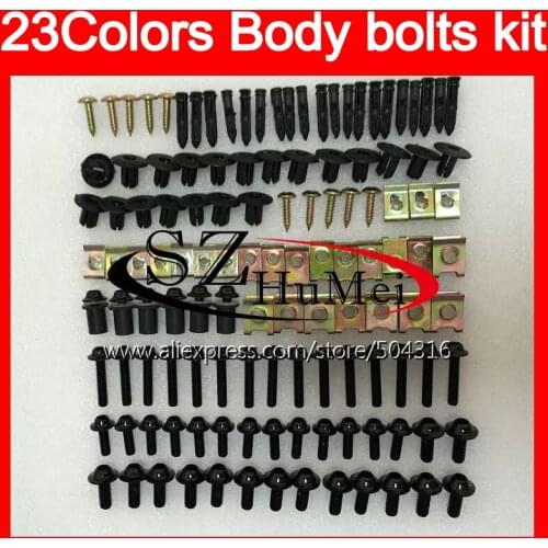 Fairing bolts full screw kit For KAWASAKI NINJA ZZR600 05 06 07 08 ZZR 600 2005 2006 2007 2008 05-08 Windscreen bolt screws Nuts