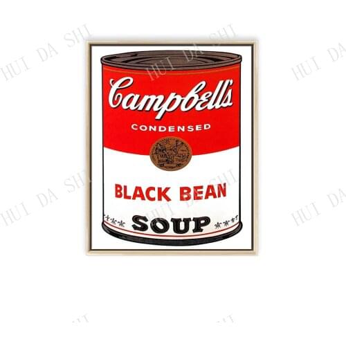 Black Bean Soup - Andy Warhol Art Print, Pop Art, Pop Art Print, Andy Warhol Poster, Contemporary Art