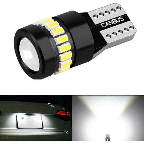 Marker Lamp LED Car Interior Reading Dome Light 1PCS White Light T10 18SMD 3014 1SMD 3030 Auto Wedge Parking Bulbs