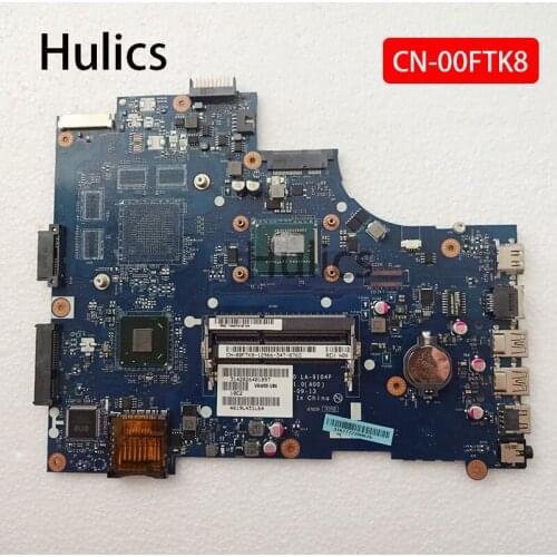 Hulics Original VAW00 LA-9104P Laptop Motherboard CN-00FTK8 SR0XF I3-3227U CPU for DELL Inspiron 15 3521 5521