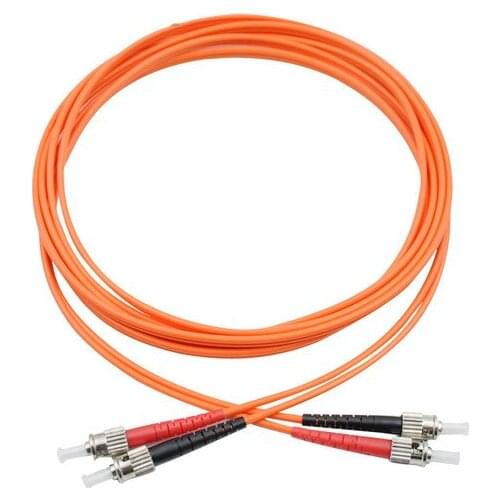 15 Meters ST-ST Fiber Optic Cable MultiMode Duplex Patch Cord OM1 62.5/125 15M