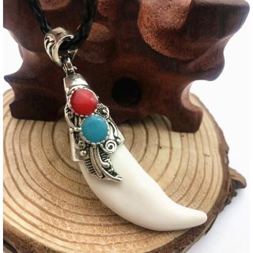 Chinese Natural White Jade Hand-carved 925 Silver Inlaid Conodont Jade Pendant Fashion Jewelry Necklace for Men and Women