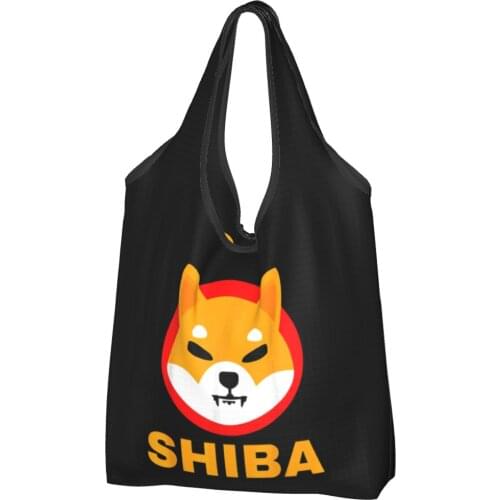 Shiba Inu Token Crypto Shib Coin Cryptocurrency Hodler 2 Canvas Bag Woman Shoulder Bag Cool Ins Shoppers Bag