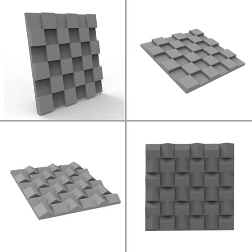 Creative Nordic industrial wind cement gypsum wall brick mold background wall paste home decoration background wall brick mold