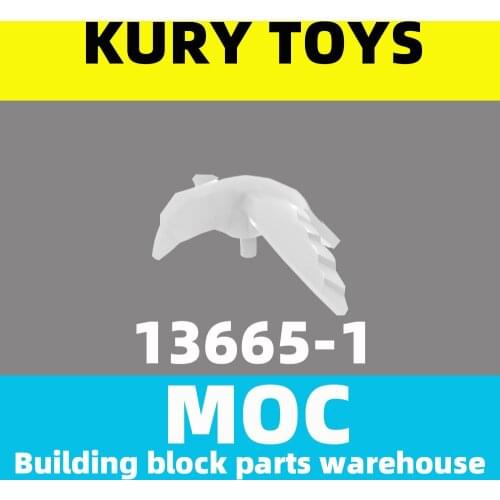 Kury Toys DIY MOC For 13665 Building block parts For Minifig Animal Plume Bird For Minifig Hair-Hat