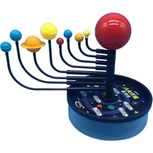 1PC Planetary Learning Model Portable Planets Model Learning Device Early Educational Stationery Practical Solar System Model fo