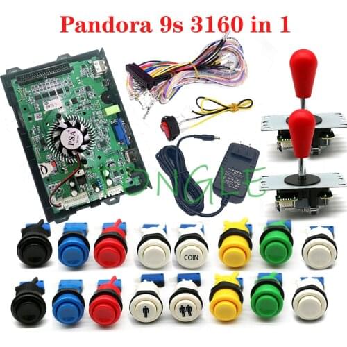 Pandora’s 9S Box Arcade 4260 in 1 Game Board HDIMI 3D Panora PSA PCB Board Home Consloe Machine DIY Kit Happ Style Set