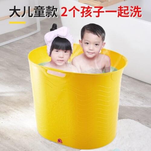Adult Plastic Bath Bucket Adult Bath Bucket Full Body Bath Bucket Folding Bathtub Childrens Household Bidet Bath Tub