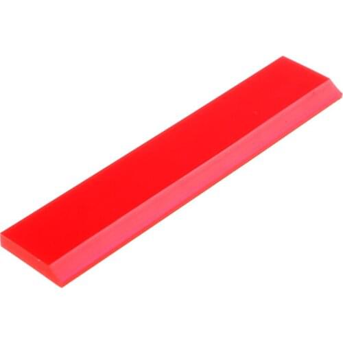 Window Squeegee Rubber Strip Blade Cleaner Car Tinting Glass Clean Water Wiper Ice Scraper Carbon Fiber Wrap Tool 14.3x3.2CM
