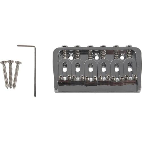 New 6-String Electric Guitar Saddle Bridge / Metal Fixed Bridge