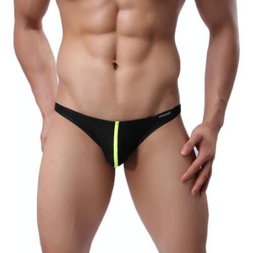 Sexy Mens Mesh Underwear Briefs Low Waist Underpanties Men Male Panties ropa interior hombre Breathable Briefs Underpants