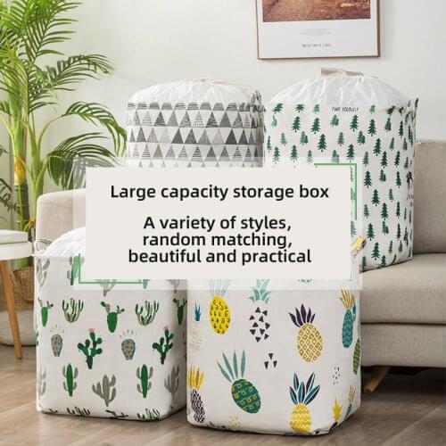 Large Capacity Clothes Quilt Storage Bag With Handle Under Bed Closet Wardrobe Organizer For Pillow Quilt Comforters Blanket