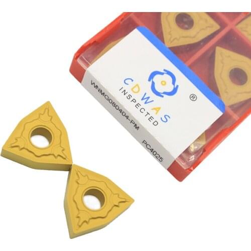 High quality WNMG080404 PM PC4025 Carbide insert milling turning tool Lathe tool Turning insert for machining steel parts