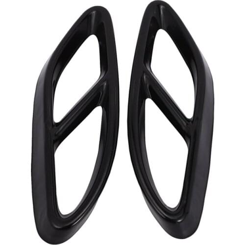 Top Quality For Mercedes Benz GLC A B C EClass W205 Coupe W213 W176 W246 2016-17 Car Accessory AMG Exhaust Cover Trim 304 Steel