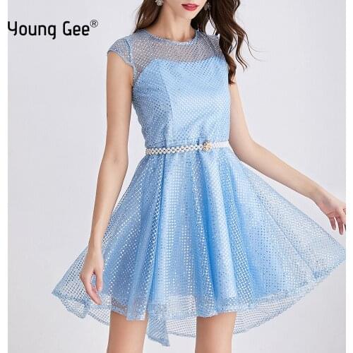 Короткие летние платья Young Gee China At AliExpress