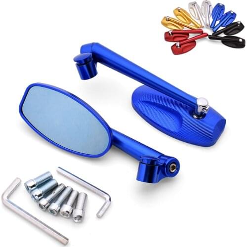 For Yamaha TDM 900 MT 01 03 25 YBR 125 YZF R15 XT660 Universal 10mm Motorcycle Rearview Mirror CNC moto Billet Side Mirrors