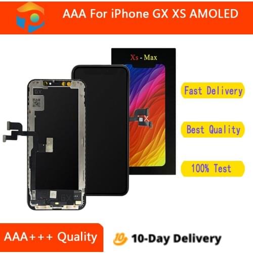 YWEWBJH AAA Quality For iPhone X LCD X XS XSMAX AMOLED Display Touch Screen Digitizer Assembly For iPhone X XS XSmax OLED