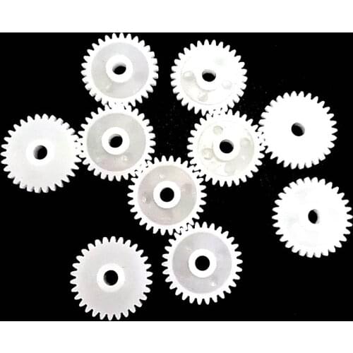 10pcs/Lot 303A Plastic Gears 0.5M 30 Teeth for 3mm Shaft Tight Fitting Gear Wheels