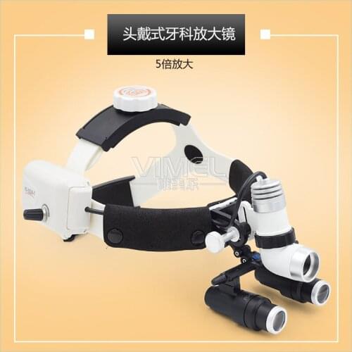 5.0X 6.0X Magnification Medical Surgical Loupes with Led Head Light
