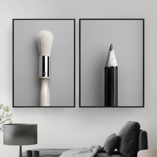 Abstract Vintage Trendy Brush Posters Canvas Paintings Wall Art Print Picture for Bedroom Living Room Interior Home Decoration