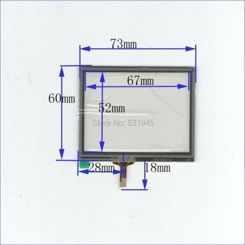 ZhiYuSun 73mm*60mm 73*60GPS navigation3.5-inch resistive touchscreen display on the outside flat screen handwriting USED PDA