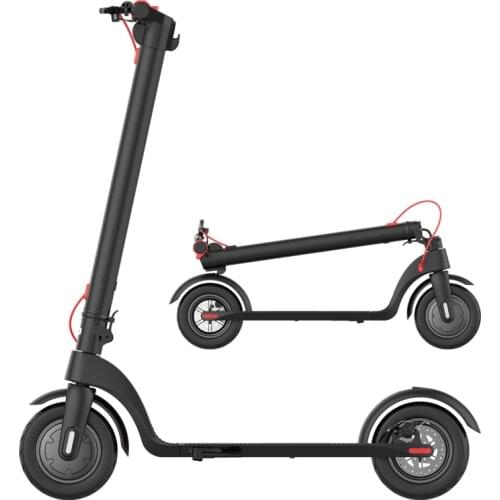 【K2-049】X7 Two-wheel Drive Electric Scooter 350W off-road Scooter Folding two-wheel Mini Portable Scooter Overseas delivery