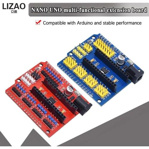 NANO and UNO multi-purpose expansion board ATMEGA328 Learning board for arduino nano 3.0 WAVGAT