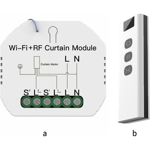 Smart Life WiFi Curtain Switch Module for Roller Shutter Blind Motor Smart Home Google Home Google Alexa Voice Control