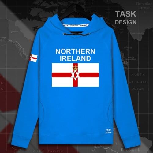Northern Ireland Irish NIR NI mens hoodie pullovers hoodies men sweatshirt streetwear clothing hip hop tracksuit nation flags 02
