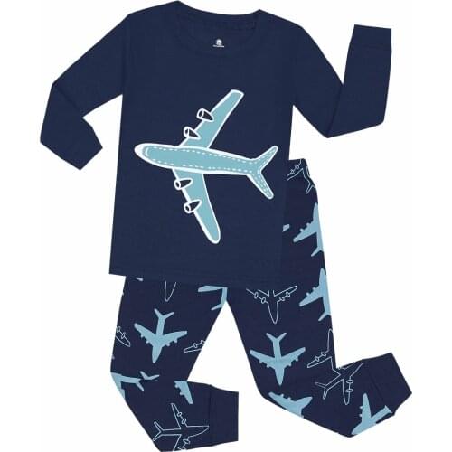 TINOLULING boys airplane pajamas children sleepwear boys clothes baby pajama pyjamas kidspijama de unicornio infantil PJS