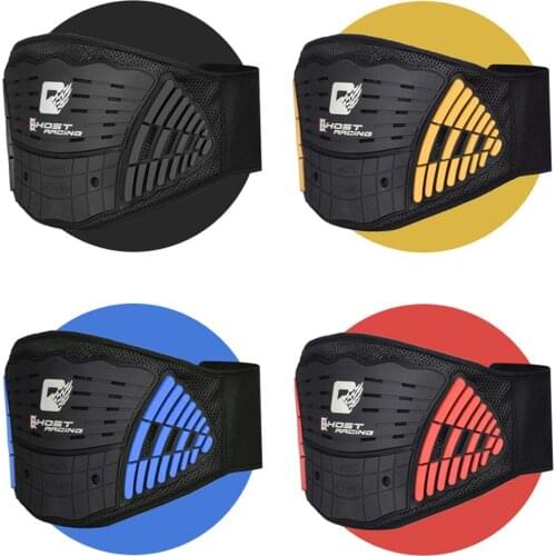 Motorcycle Kidney Belt, Leatherette Lumbar Protector Back Support 95 x 20 cm