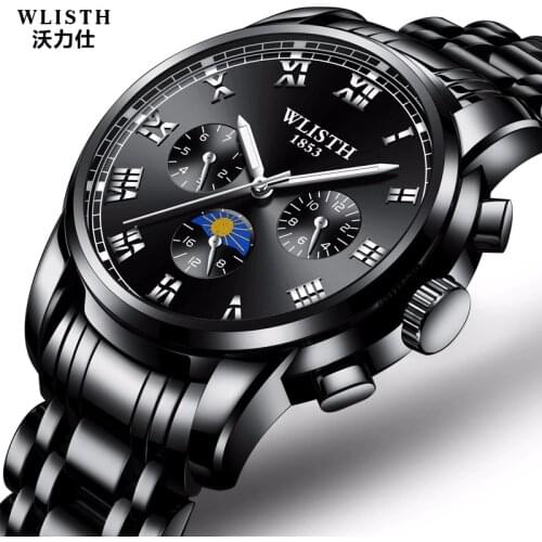 Dropshipping WLISTH Sport Watches Mens Watches Top Brand Luxury Military Army Quartz-Watch Male Clock Casual Relogio Masculino