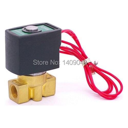 PU-06 leaded type 2/2 way direct acting NC brss G1/4" bsp hot water small solenoid valve FKM Seal orifice 6mm