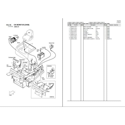 TCM - PCD-FG10BE spare parts catalog
