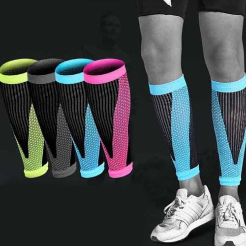 Unisex Running Athletics Compression Sleeves Calf Leg Shin Splints Elbow Knee Pads Protection