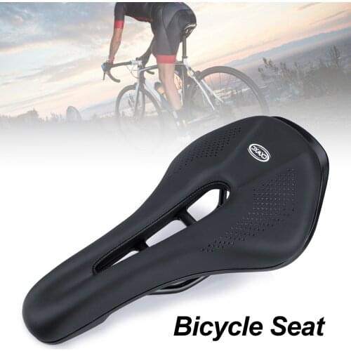 Bike Saddle Bike Seat Cushion Breathable PU Leather Waterproof Road MTB Bike Cycling Saddle Shockproof Bicycle Seat