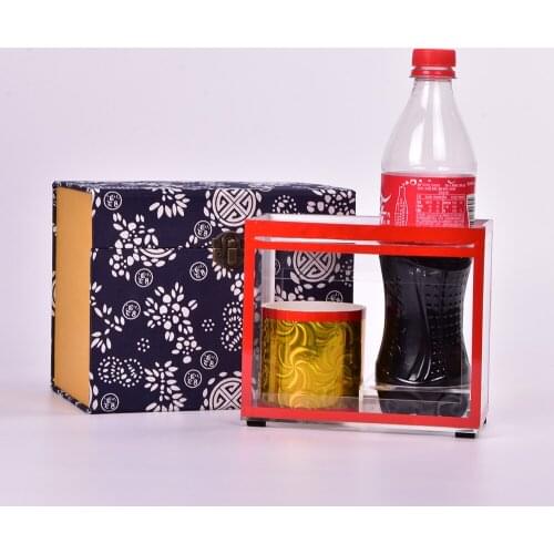 Zig Zag Cola Bottle Thereafter Cola Bottle Magic Tricks Close Up Magia Mentalism Illusions Gimmick Props Steel Penetrate Magica