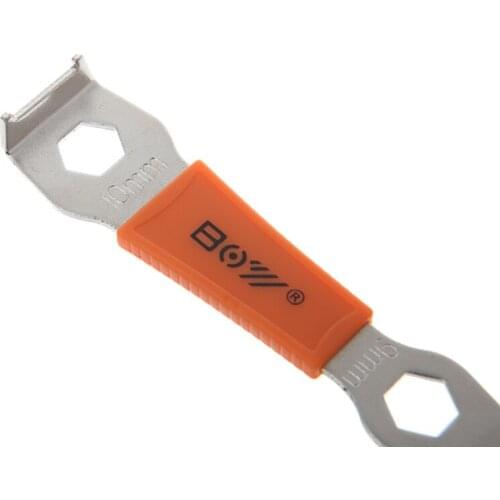 MTB Road Bike Bicycle Sprocket Nut Chain Wrench Crankcase Disassembly Spanner B36F