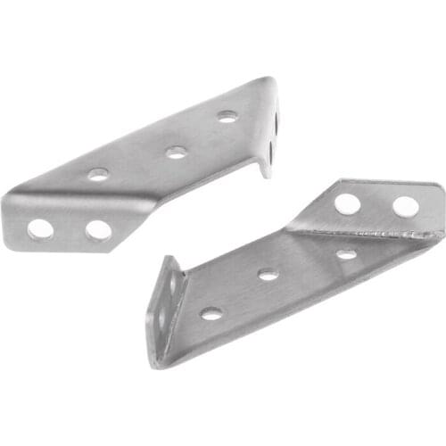 4PCS Small Stainless Steel Support Right Angle Code Fixed Bracket Corner Brace