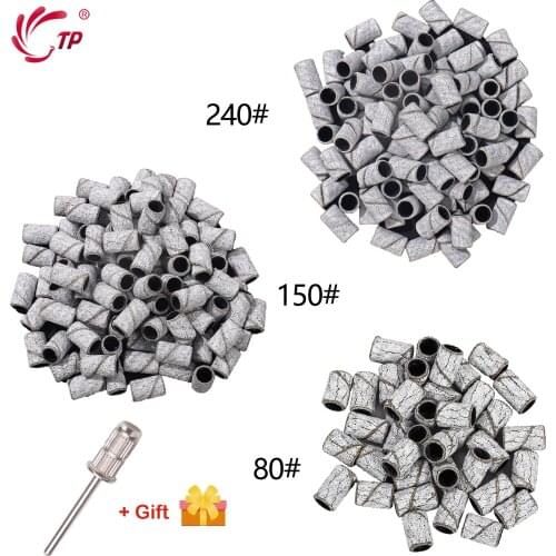 500Pcs Electric Drill Nail Drill Bits Dead Skin Remover Kit Foot Care Polishing Tools Zebra Sanding Bands For Pedicure