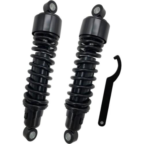7.5mm spring 11.75 inch new 295mm Motorcycle Rear Shock absorber ForHarley Davidson 883 HONDA YMAHA SUZUKI Kawasaki black 2 pcs