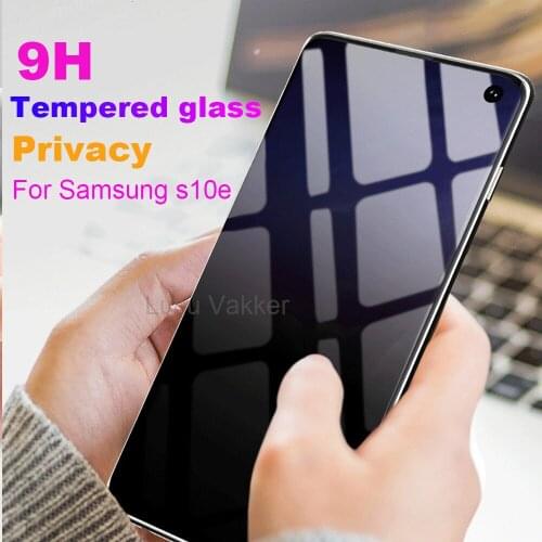 9H 3D Full Cover Privacy Tempered Glass for SAMSUNG Galaxy S10e Anti Glare S10 Lite Anti Peeping Screen Protector Film Glass