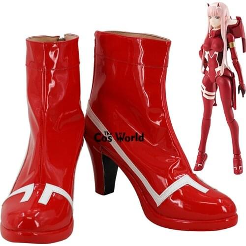 DARLING in the FRANXX ZERO TWO CODE:002 Anime Customize Cosplay Shoes Boots