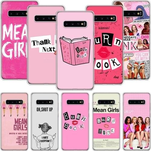Mean Girls Burn Book Phone Case For Samsung Galaxy A51 A71 A70 A50 A40 A30 A20E A10 A01 A21 A41 A20S A6 A7 A8 A9 Coque Cover