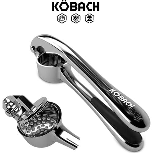 KBH garlic press zinc alloy garlic crusher vegetables garlic masher kitchen mashing utensils ergonomic hand-held designdesign