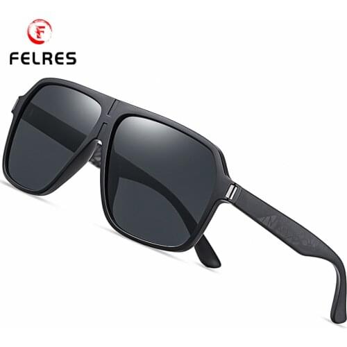 FELRES Luxury Men Polarized Sport Square Sunglasses Outdoor Driving Cycling Fishing UV400 Glasses New 3386
