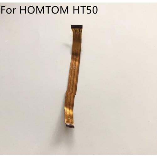 Homtom HT50 Used USB Charge Board to Motherboard FPC For HOMTOM HT50 MTK6737 5.5 Inch 1280x720 Free Shipping + Tracking Number