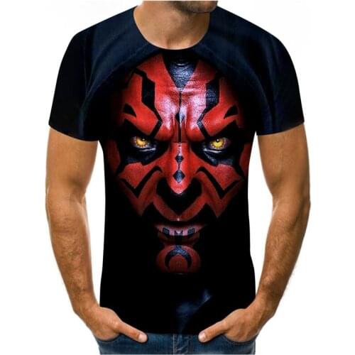 Short sleeve O-neck hip-hop 3D printing summer characters hot sale t-shirt mens breathable sports t-shirt fashion 2021