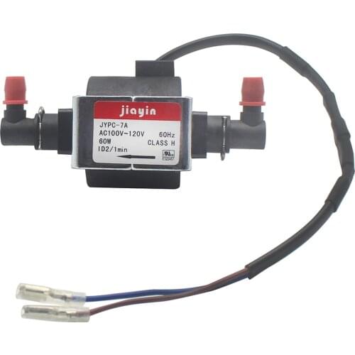 Jiayin JYPC-7 AC 100V - 120V 60W 2400cc/min Electromagnetic Solenoid Water Pump for Coffee machine , electric irons ,Steamer