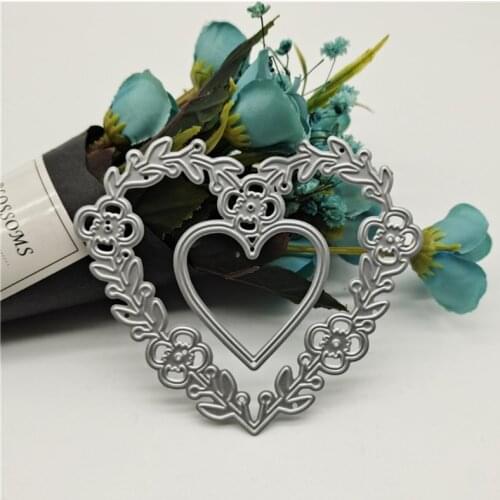 50LB Heart Metal Cutting Dies Stencil DIY Scrapbooking Album Paper Card Template Mold Embossing Decoration